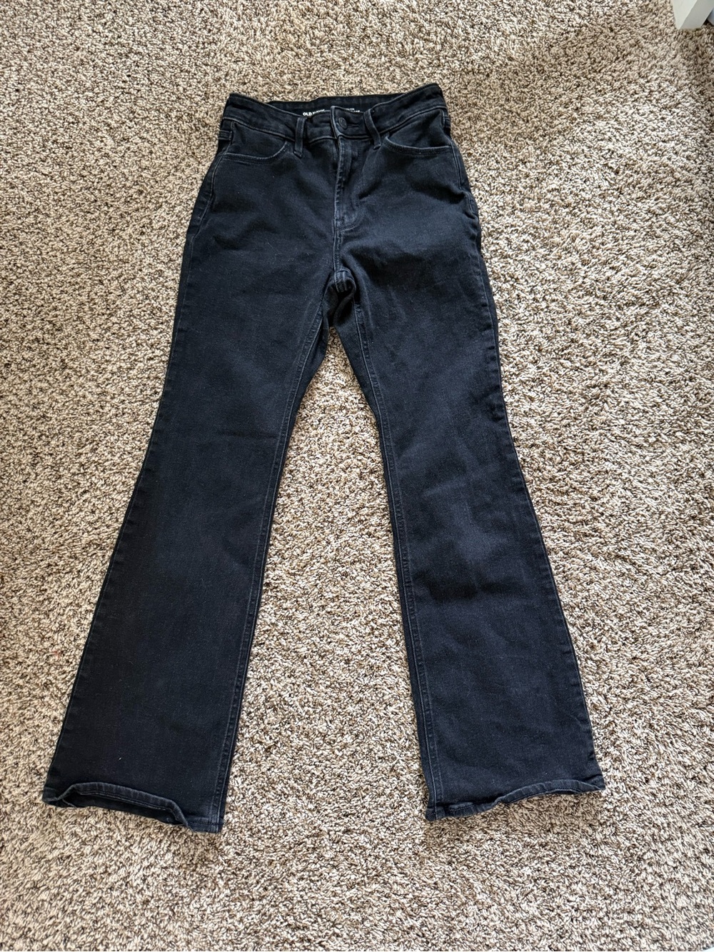 Old Navy High Rise Black WOW Flare Jeans for Women